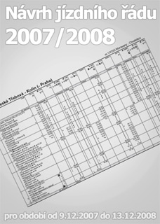 Návrh jízdního řádu 2007/2008