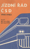 Jízdní řád 1981/1982