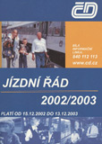 Jízdní řád 2002/2003