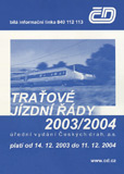 Jízdní řád 2003/2004